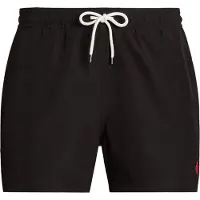 Ralph Lauren 5.75-Inch Traveler Classic Swim Trunk - Black - XS