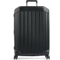 Piquadro PQ Light 4-pyöräinen vetolaukku 69 cm Laajennettava Musta