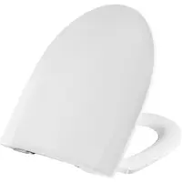 Pressalit Spira V 1136 Toilet seat with soft close, lift-off and antibacterial effect, white