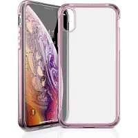 Itskins NANO ICE cover for iPhone XS / X. Pink and transparent
