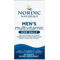 Nordic Naturals Monivitamiini miehille - 30 tablettia, yksi päivässä