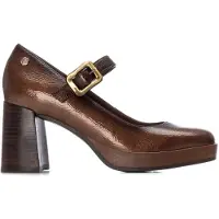Carmela for woman. 16253501-TAUPE Shoes 162535 brown (39), 5 to 8 cm, Buckle, Casual, Classic, Patent Leather