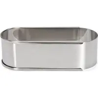 Patisse liukusormus säädettävä 16-21 cm ruostumaton teräs hopea
