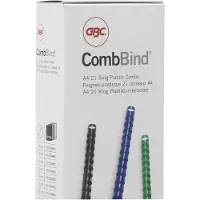 GBC Din A4 12 Mm Plastic Comb 100 Units