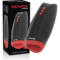 Jamyjob Novax Masturbator With Vibration & Compression
