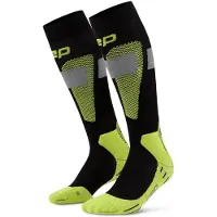 Cep Ski Touring Merino Socks Tall 3.0, laskettelusukat, naisten, musta