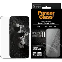PanzerGlass iPhone 17 Pro Max Ceramic II Protection Ultra-Wide Fit EasyAligner Panssarilasi - 9H - musta reuna