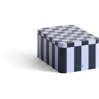 HAY Tin Container säilytyspurkki small Dark blue-lavender