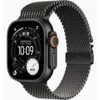 Apple Watch Ultra 3 (2025) | GPS + Cellular | musta | Milanese-ranneke M Musta