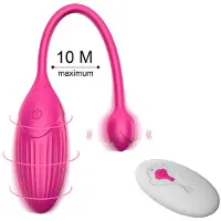 Dark Red Brand Kegel vibraattori kaukosäätimellä, vaaleanpunainen