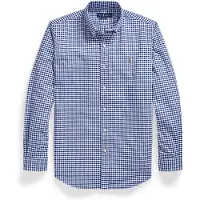 Ralph Lauren Custom Fit Striped Oxford Shirt - Blue - XL