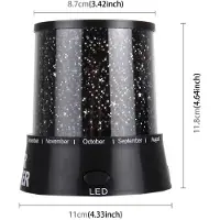 Hobby Hall Elight STM Star Master -kaksoistilan Star Sky -projektori 4x AA / USB-kaapelilla