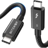BlitzWolf BW-HDC8 240W USB-C to USB-C cable, 1.5m (black)