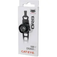 Cateye Front Lighting Orb Rechargeable Musta