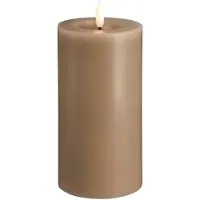 Moods & More LED pillar candle - Melted Sand - 74x150 mm