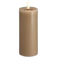 Moods & More LED pillar candle - Melted Sand - 49x125 mm