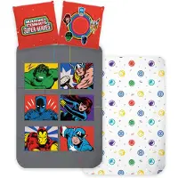 BrandMac Vuodevaatteet – aikuisten koko 140 x 200 cm – Avengers (1000931)