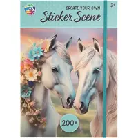 Creative Craft Group Moxy - Horse sticker scene book a4, 200+ stickers (190003)