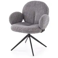 Halmar 2-tuolin kompletti K568, harmaa/musta