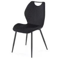 Halmar 4-tuolin kompletti K569, musta