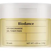 BIODANCE Vita Niacinamide Gel Toner Pads, 60 Pads