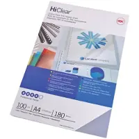 GBC HiClear - 100 pcs. - binding cover