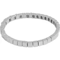 Sno of sweden Brick Small Elastic Brace Plain Silver Onesize