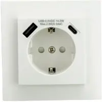 Harju USB-A+C latauspistorasia