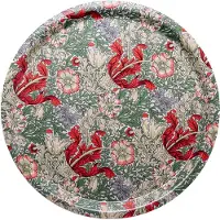 William Morris - Comton Tarjotin 31 cm Punainen