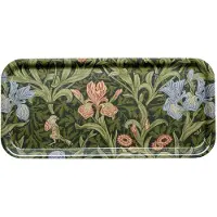 William Morris - Iris Tarjotin 32x15 cm Vihreä