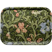 William Morris - Iris Tarjotin 27x20 cm Vihreä