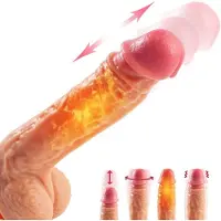 Dark Red Brand Realistinen dildo kaukosäätimellä