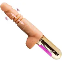 Dark Red Brand Realistinen dildo - vibraattori
