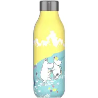 Les Artistes - Bottle Up Muumi Termospullo 0,5 L Keltainen/Sininen