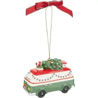 Spode - Christmas Tree Joulukuusenkoriste matkailuauto