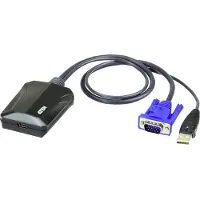 Aten – Portable laptop USB console crash cart adapter, black (CV211-AT)