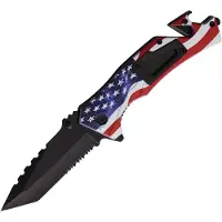 ElitEdge Rescue Linerlock A/O Flag