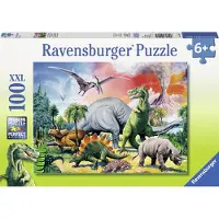 Ravensburger Palapeli Dinosaurukset 100
