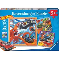 Ravensburger Hot Wheels 3X49P - Multi/patterned - ONE SIZE