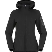 Bergans Kamphaug Knitted Hoodie Women Dark Shadow Grey S