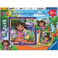 Ravensburger Seikkailija Dora Palapeli 3x49