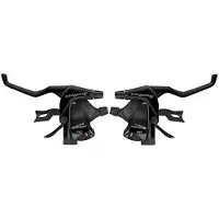 Sunrace Levier-manette vtt stm500 8x3v. musta v-brake -yhteensopiva shimano (pari)