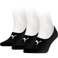 Puma Unisex Footie 3P - Black - 43-46