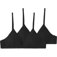 LMTD Nlfnantelle Bralette 2P - Black - 146-152