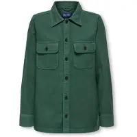 Only & Sons Osjoliver Twill Overdye Overshirt Wvn - Khaki green - 170