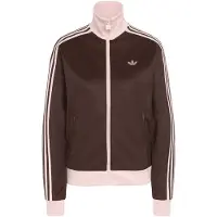 Adidas Originals Collegetakki 'Classic' tummanruskea / roosa