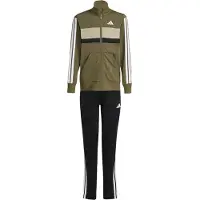 Adidas Treenipuku 'Seasonal Essentials Tiberio' oliivi / musta / valkoinen