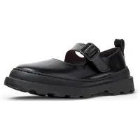 Camper for woman. K201841-001 Loafers made of Brutus+ black leather (39), Flat, None, Casual