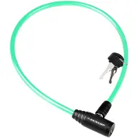 Dunlop - Cable anti-theft bicycle lock - green