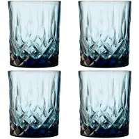 Lyngby Glas - Sorrento Viskilasi 32 cl 4 kpl Sininen